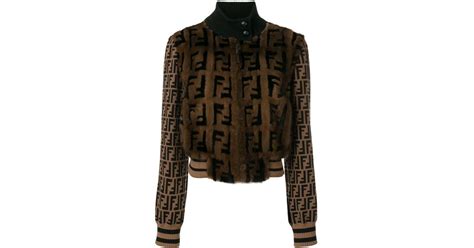 fendi cotton bomber blouse.